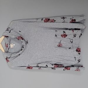 Truself Grey/Floral Long Sleeve